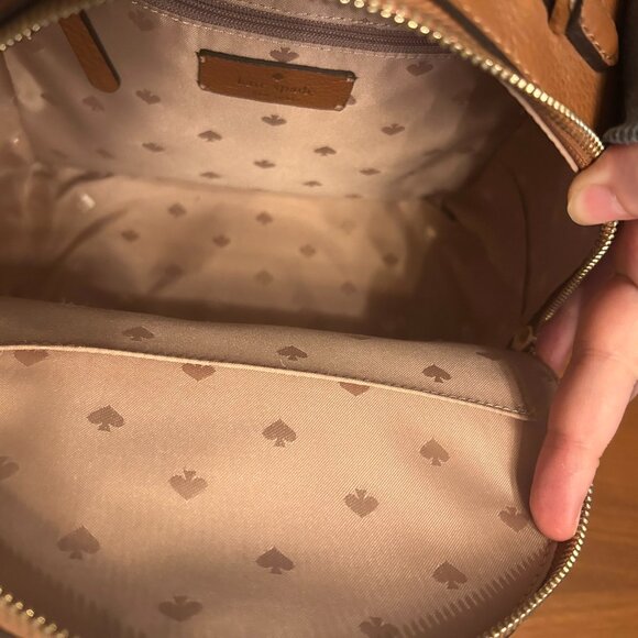 Kate Spade brown leather backpack - Picture 6 of 6